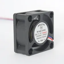 Miniventilador 40x40x20 12v Nework Cooler Corrente Continua Led Preto Foto mini 2