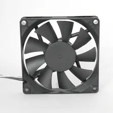 Miniventilador 80x80x15 12v Nework Corrente Continua Cooler Led Preto Foto mini 4