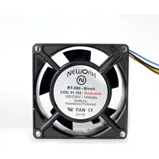 Miniventilador 80x80x38 Bivolt Nework Corrente Alternada Foto mini 1