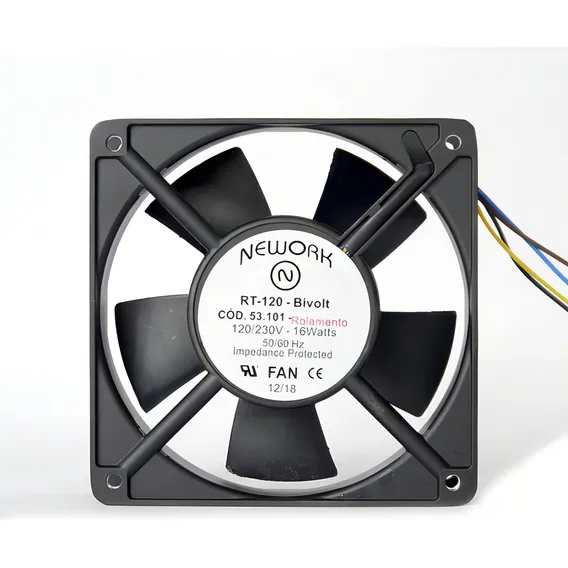 Miniventilador Nework Rt-120 Bivolt Cod 53101 Cor Da Estrutura Preto Foto 1