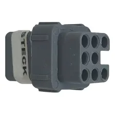 Miolo MĂșltiplo FĂȘmea 4 Polos 10a 250v Para Tomada Steck Foto mini 2