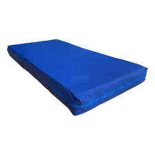 Miranda Colchões Capa Para Colchão Berço Mini Cama Impermeável Hospitalar Com Ziper 70/150/14 -- Azul Foto mini 2