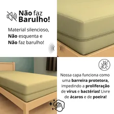 Miranda Colchões Hospitalar Capa Casal Impermeável Colchão Anti Alérgica Bege 138x188x16 Foto mini  2
