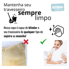 Miranda Colchões Kit 5 Capas Travesseiro 50 X 70 Impermeável Azul Foto mini 3
