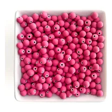 Missanga Emborrachada 6mm Rosa Pink, Bijuteria, Aprox 930 Pç Cor Rosa Pink Diâmetro 6 Mm Foto  mini 1