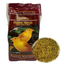 Mistura Canários Vitamina Amarela Ovos/mel 400g Raposo Un34 Foto mini  2