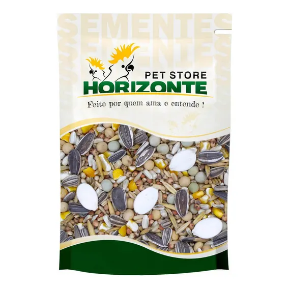 Mistura Premium Papagaio E Arara 5kg Horizonte Semente Limpa Foto 1