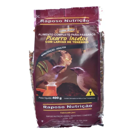 Mistura Trinca Ferro Insetos Com Mel - Raposo 400g Foto 1