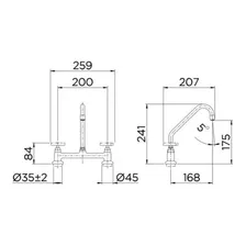 Misturador Para Cozinha De Mesa Docol Primor Cromado 00673706 Foto mini  3