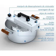 Misturela Masseira Para Massas De Coxinha E Doces De Festa Cor Branco 110v/220v Foto mini 2