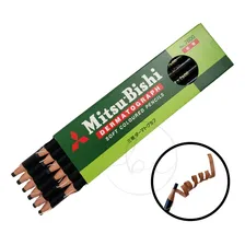 Mitsubishi 7600 lápis dermatográfico preto sobrancelha 12 unidades Foto mini 4