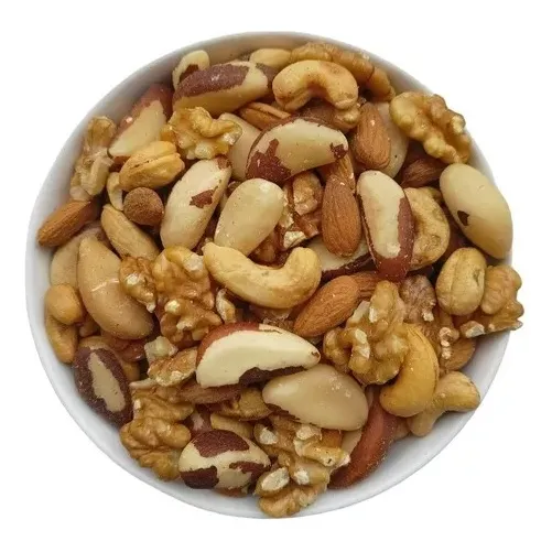 Mix De Castanha Caju, Pará, Amêndoas Nozes 1kg Com Sal - Mix Premium Foto 1