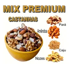 Mix De Castanha Caju, Pará, Amêndoas Nozes 1kg Com Sal - Mix Premium Foto mini 2
