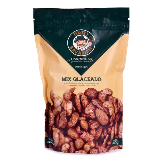 Mix Glaceado e Torrado Nutty Bavarian 400g Foto 1