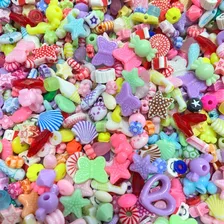 Mix Miçanga Infantil Sortida Pacote Com 500 Peças Variadas Cor Colorido Foto mini 1