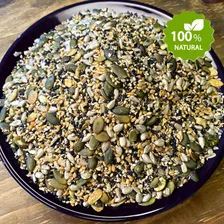 Mix Sementes Abobora Girassol Chia Linhaça Gergelim - 500g Foto mini 3