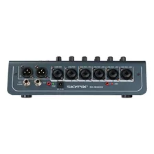 Mixer Som 8 Canais Bluetooth Usb Display Phantom Eq Ajustes 5V Foto mini  2