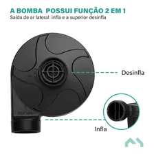 MM House inflador elétrico bomba encher colchão boia com bicos Foto mini 2