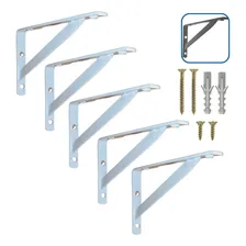 Mão Francesa 40 Cm 5 Pcs Suporte Cantoneira Para Prateleira Foto  mini 1