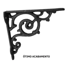 Mão Francesa De Ferro 20x20 Com 4 Unidades !! Cor Preto Foto mini 2