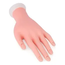 Mão Para Manicure Treinamento Unha Gel Acrigel Porcelana Foto mini 1