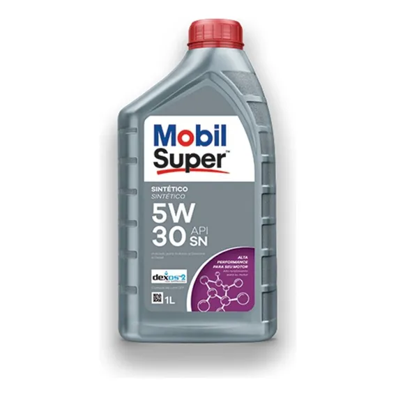 Mobil 5W-30 Super Sintético Diesel Óleo de Motor Foto 1