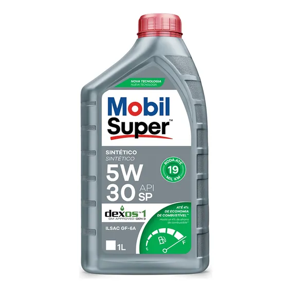 Mobil Óleo 5w30 Super Sintético Api Sp 1 Litro Foto 1