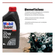 Mobil Óleo De Motor para Carros Lubrificante Super 20w50 Mineral API SL Foto mini  2