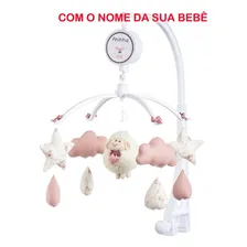 Móbile Berço Bebê Musical E Giratório Ovelinha Rosê Foto mini 2