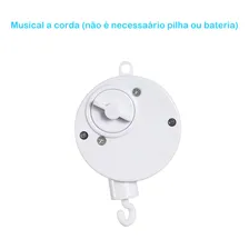 M贸bile Ber莽o Beb锚 Musical E Girat贸rio Ursa Rose Menina Foto mini 4