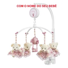 M贸bile Ber莽o Beb锚 Musical E Girat贸rio Ursa Rose Menina Foto mini 2