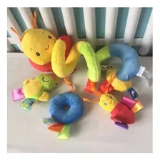Móbile Chocalho Bebê Espiral Centopeia Carrinho Berço Peluci Foto mini 4