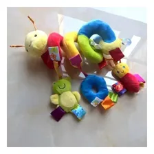 Móbile Chocalho Bebê Espiral Centopeia Carrinho Berço Peluci Foto mini 2