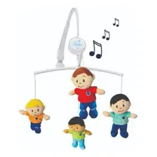 MĂłbile De PelĂșcia Boneco Para Berço BebĂȘ Musical E GiratĂłrio Foto mini 1