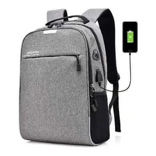 Mochila Anti Furto Notebook Executiva Usb Fone De Ouvido Foto mini 1