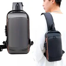 Mochila Anti Furto Transversal Cadeado Senha Saida Foto mini 2