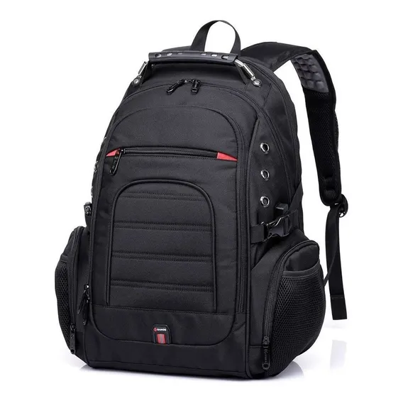 Mochila Anti Furto Usb Trava E Saída Fone De Ouvido Cor Preto Foto 1