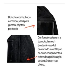 Mochila Bag Bolsa De Costa Treino Boxe Black Monkey Gorilla Cor Preto Foto mini  2