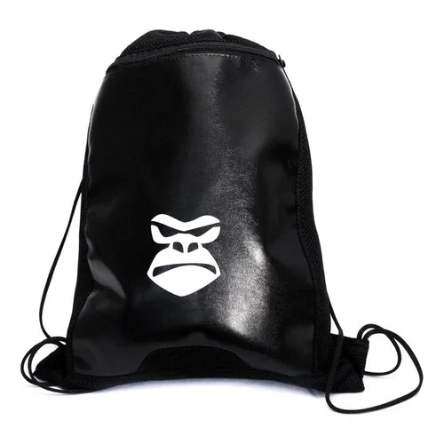 Mochila Bag Bolsa De Costa Treino Boxe Black Monkey Gorilla Cor Preto Foto 1