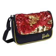 Mochila Barbie Bolsinha Paete Shine 19z Rodinhas G Sestini Cor Rosa Foto mini 2