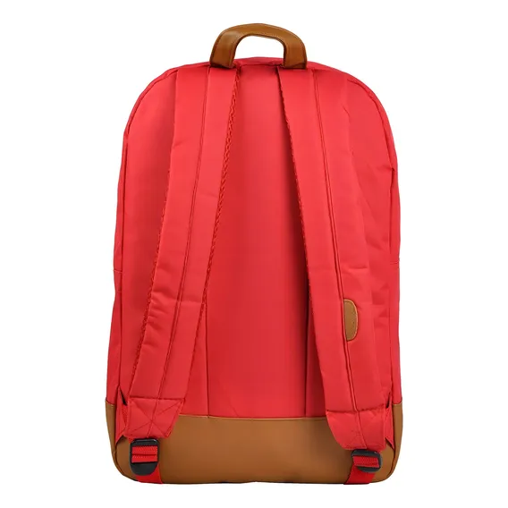 Mochila Básica Unissex Escolar Lisa Convoy Cor Vermelho Foto 1