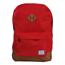 Mochila Básica Unissex Escolar Lisa Convoy Cor Vermelho Foto mini  3
