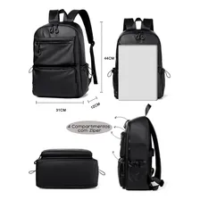 Mochila Bolsa Executiva Notebook Impermeável Emborrachada Foto mini 2