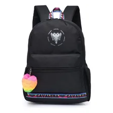 Mochila Bolsa Feminina Cavalera Escolar Faculdade Foto mini 1