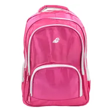 Mochila Bolsa Juvenil Escolar Reforçada Faculdade Unissex Cor Rosa Foto  mini 1