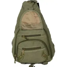 Mochila Bolsa Lona Masculina Feminina Kvn 1 Alça Transversal Cor Bordô Foto mini  2