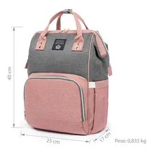 Mochila Bolsa Maternidade Lequeen Multifuncional Foto mini  2