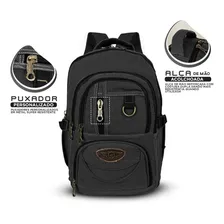 Mochila Bolsa Notebook Reforçada Masculina Lona Unissex 28l Foto mini 2