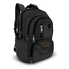 Mochila Bolsa Notebook Reforçada Masculina Lona Unissex 28l Foto mini 1