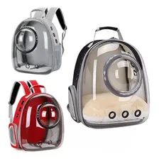 Mochila Bolsa P/ Transporte Pet Porte Pequeno Cachorro Gato Cor Vermelho Foto mini 3